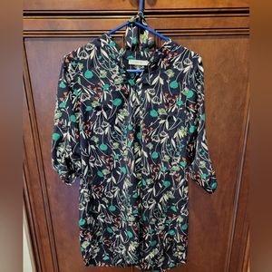 Jessy B Navy Blue Tunic Sz Small Modcloth Old Stock